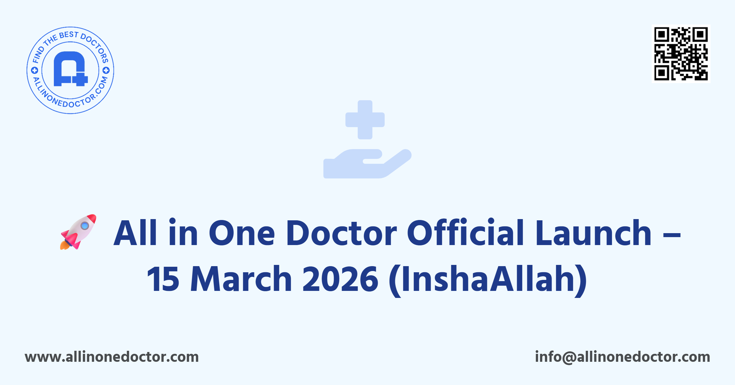 🚀 All in One Doctor Official Launch – 15 March 2026 (InshaAllah ...